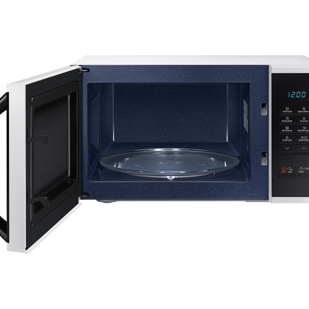 Samsung MS23K3513AW/SG 23L Solo Microwave Oven Quick Defrost Ceramic Inside