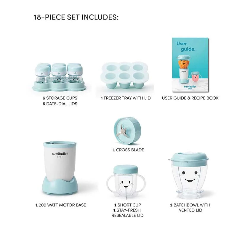 NutriBullet Baby Blender 200W