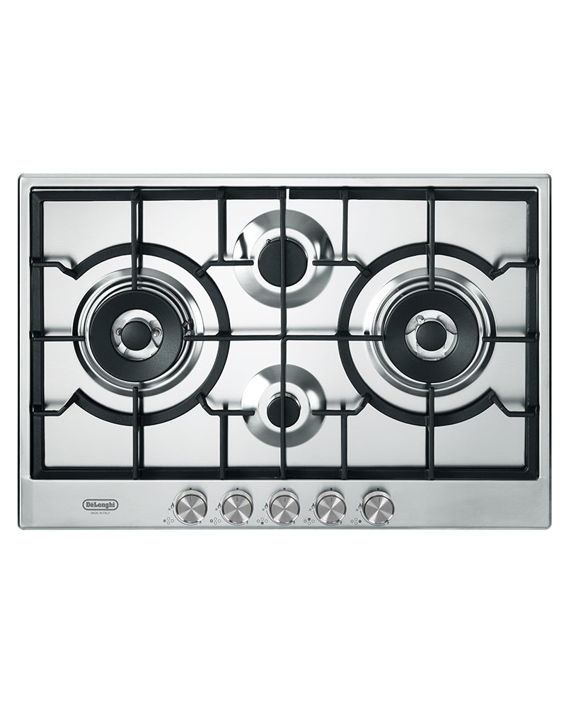 Delonghi Cooktop 75CM Built-In Gas Burners Stainless Steel