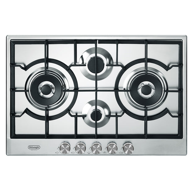 Delonghi Cooktop 75CM Built-In Gas Burners Stainless Steel