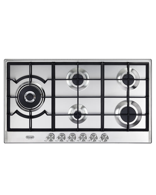 Delonghi Cooktop 90CM Built-In Gas Burners Stainless Steel