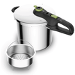 Tefal P2584402 Secure Trendy Pressure Cooker 8L Stainless Steel Induction 5 Safety System