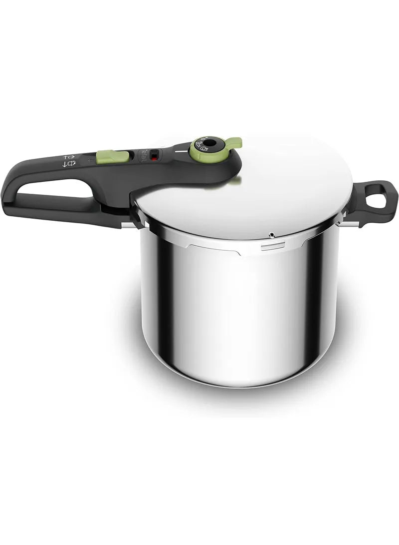 Tefal P2584402 Secure Trendy Pressure Cooker 8L Stainless Steel Induction 5 Safety System