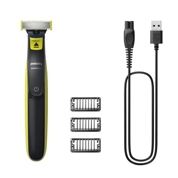 Philips OneBlade QP2724/10 Hybrid Trimmer & Shaver – Wet & Dry Beard Grooming Tool with Rechargeable Battery