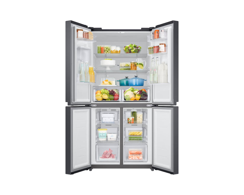 Samsung RF48A4010B4/LV French Door Refrigerator 466L Twin Cooling Plus No Frost with Water Dispenser