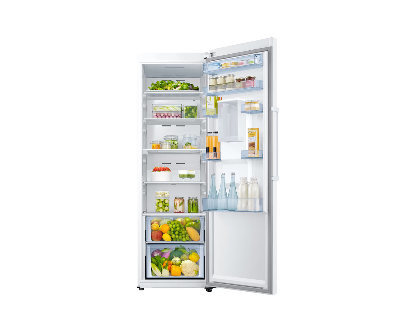 Samsung RR39M7310WW/SG 375L Upright Single Door Refrigerator with Water Dispenser White