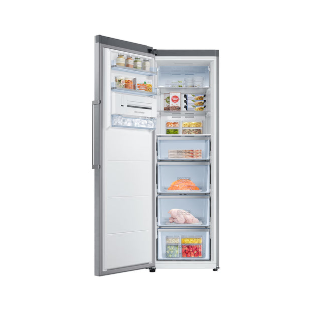 Samsung RZ32M71207F/SG 315L Upright Single Door Freezer No Frost Silver