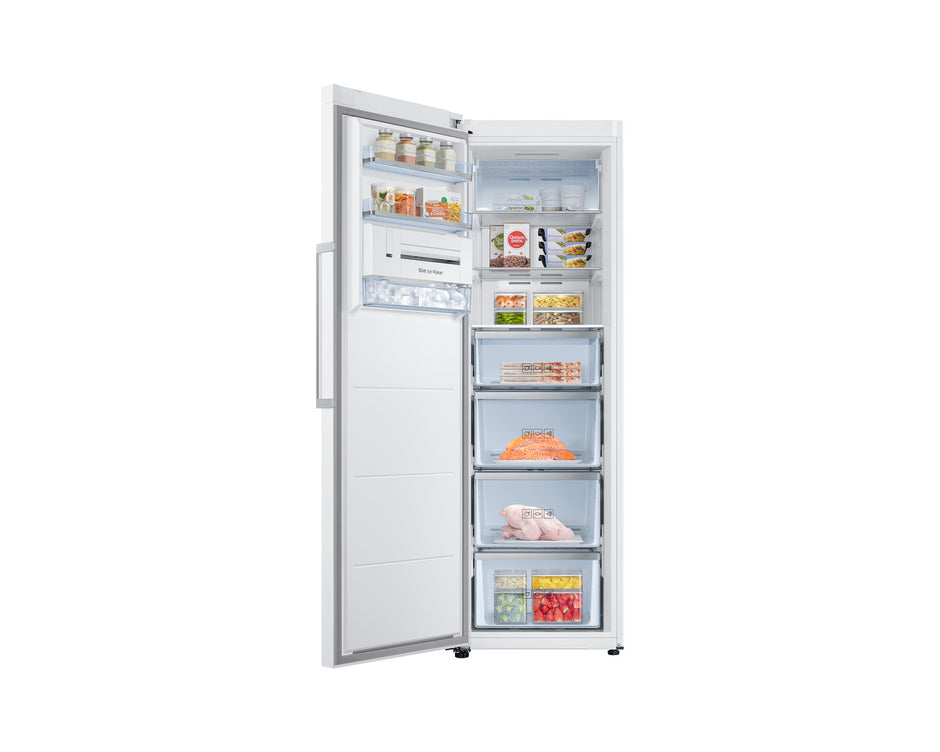 Samsung RZ32M7120WW/SG 315L Upright Single Door Freezer No Frost White