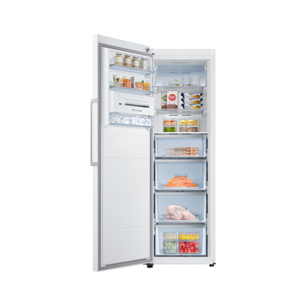 Samsung RZ32M7120WW/SG 315L Upright Single Door Freezer No Frost White