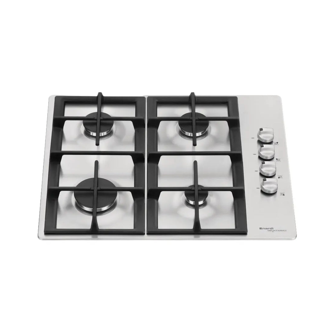 Nardi SCG40 Built-In Gas Hob 60cm 4 Burners Stainless Steel