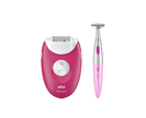 Braun SE3202 Silk-épil 3 Epilator – Corded Hair Removal System with Smart Light, Massage Rollers & Bikini Trimmer
