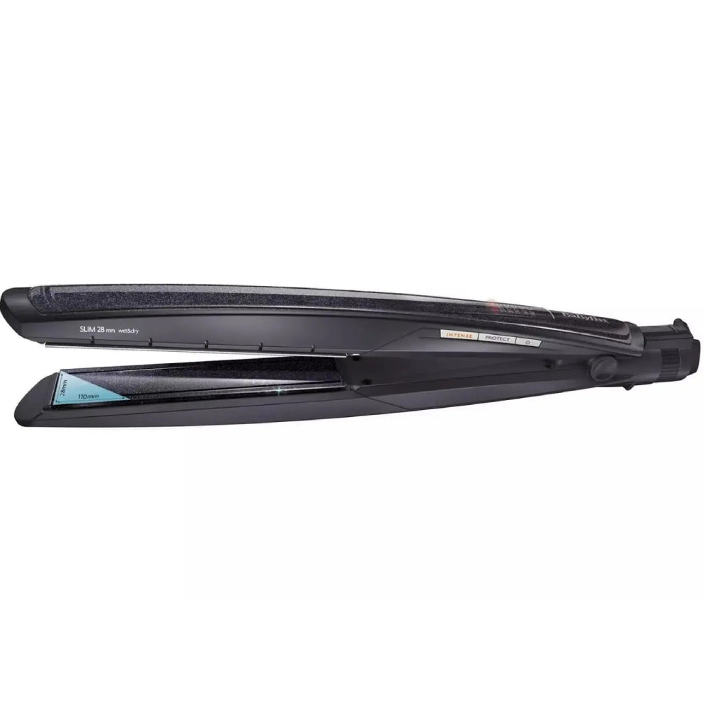 BaByliss ST327E Hair Straightener – 28mm Diamond Ceramic Plates Wet & Dry 235°C Styling Iron