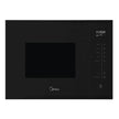Midea 25L Built-In Microwave with Grill 900W Black Glass TG928HN6