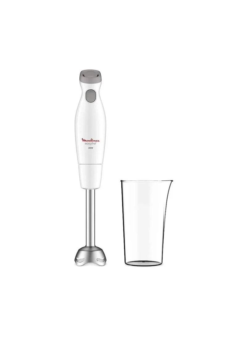 Moulinex DD451110 EasyChef Hand Blender 450W – 2 Speeds + Turbo – Stainless Steel Blades