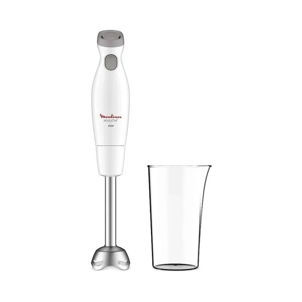 Moulinex DD451110 EasyChef Hand Blender 450W – 2 Speeds + Turbo – Stainless Steel Blades
