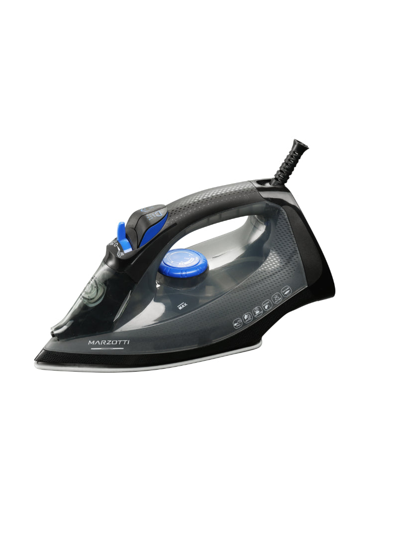 Marzotti MZIR02A / MZIR02B 2200W TurboSteam Iron with Ceramic Soleplate, 120g Steam Shot & Vertical Steam