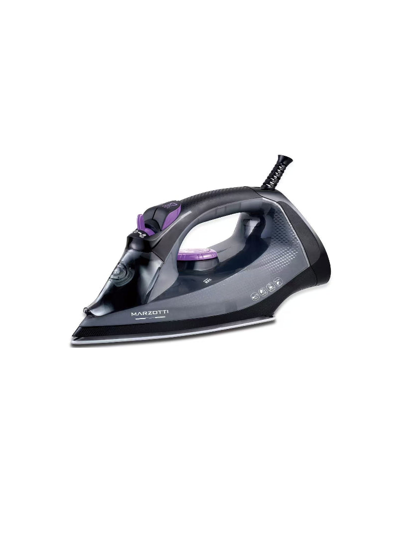 Marzotti MZIR02A / MZIR02B 2200W TurboSteam Iron with Ceramic Soleplate, 120g Steam Shot & Vertical Steam