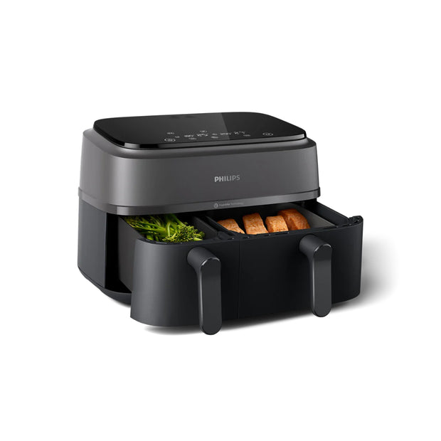 Philips NA350 Dual Basket Air Fryer 2750W 9L – 2 Drawers & Sync Cooking