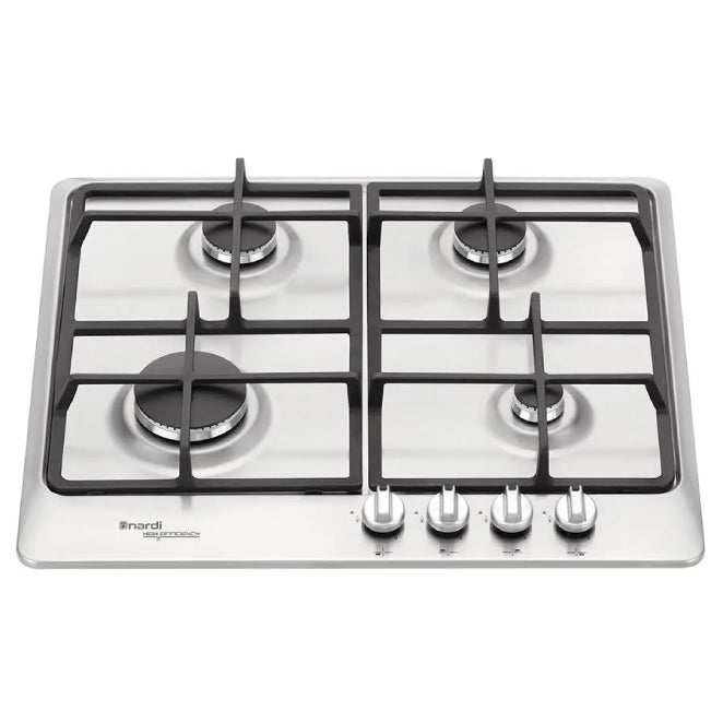 Nardi VG40EAVX Built-In Gas Hob 60cm 4 Burners Stainless Steel
