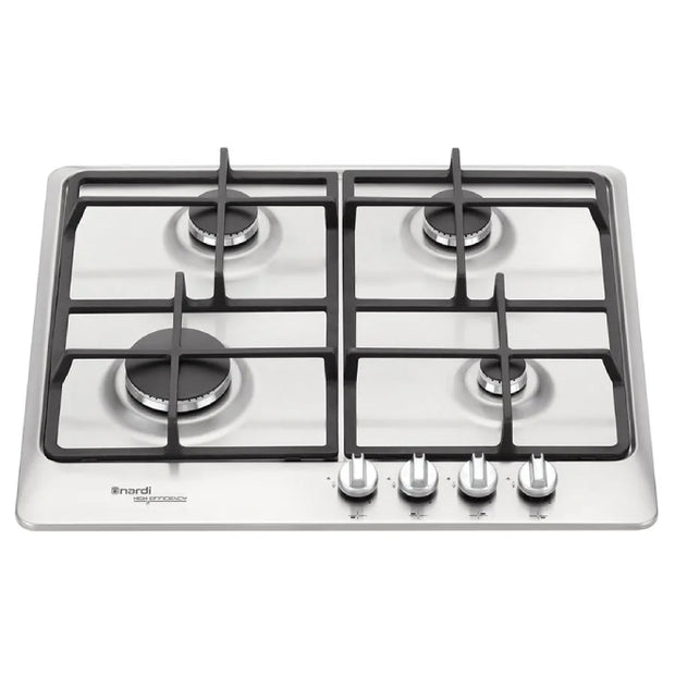 Nardi VG40EAVX Built-In Gas Hob 60cm 4 Burners Stainless Steel