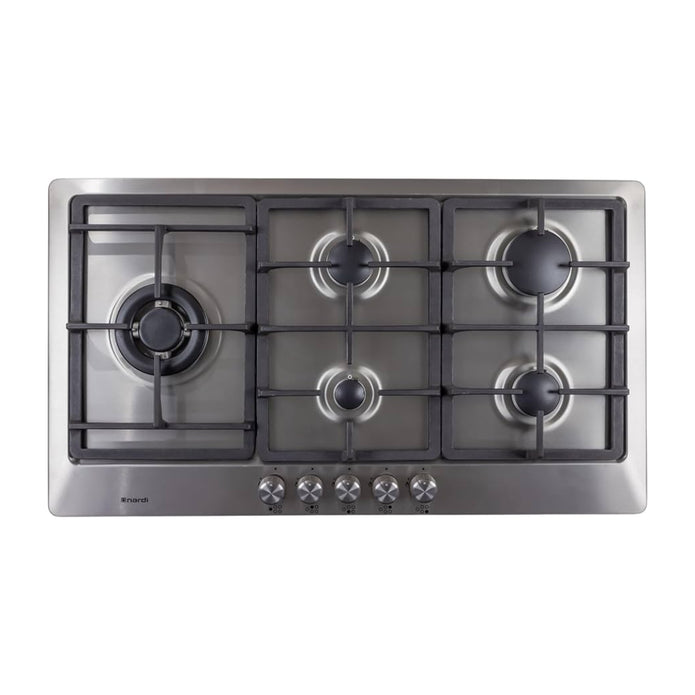 Nardi VG95EAVX Built-In Gas Hob 90cm 5 Burners Stainless Steel