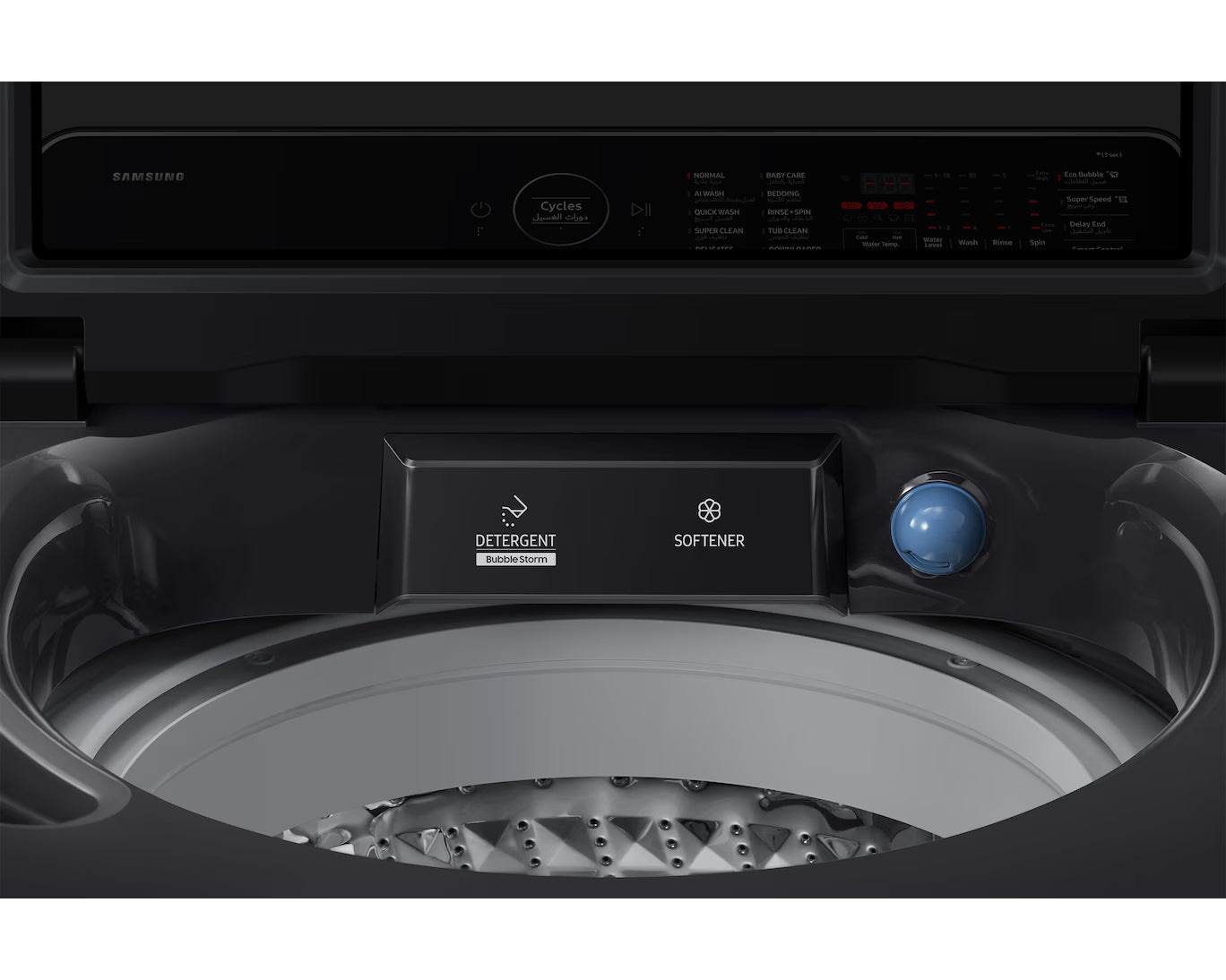 Samsung WA80F15S5CRQ 15KG Bespoke AI Top Load Washing Machine EcoBubble