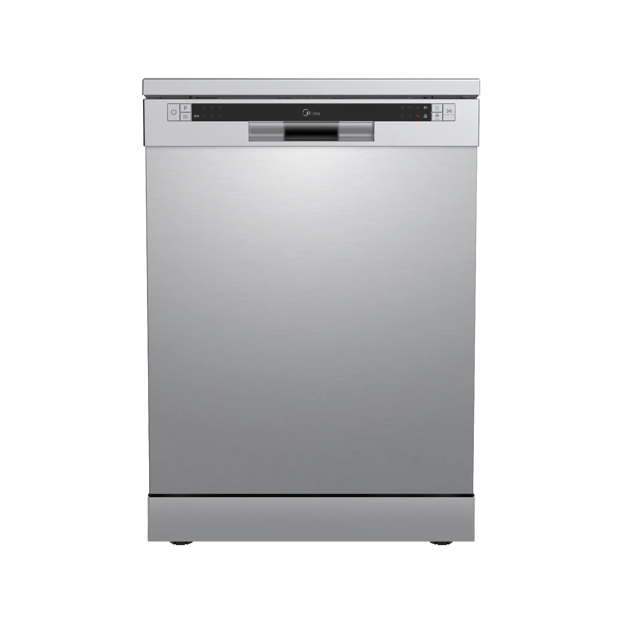 Midea 14 Place Freestanding Dishwasher WQP14-5201C(S) GCC – Silver, 3 Racks, A+ Energy