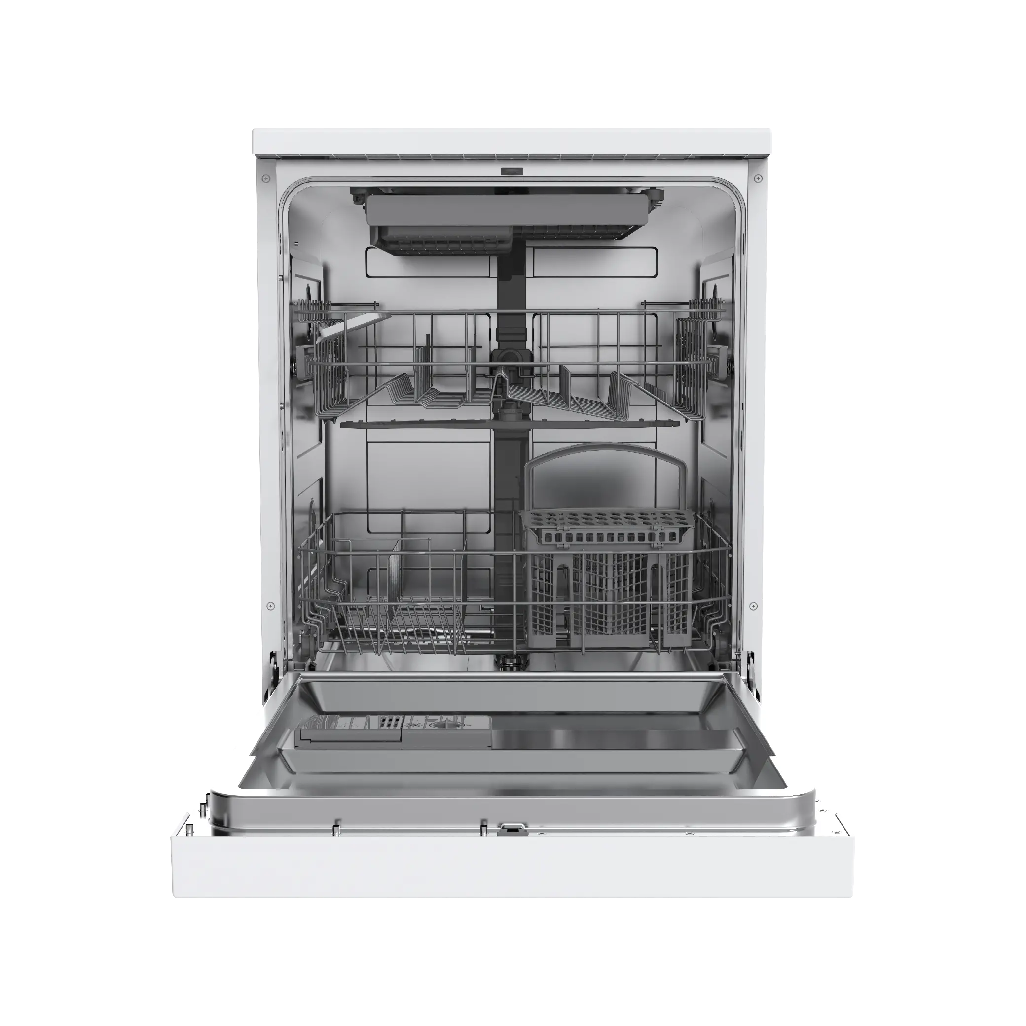 Midea 14 Place Freestanding Dishwasher WQP14-5201C(W) GCC – 3 Racks, A+ Energy, White