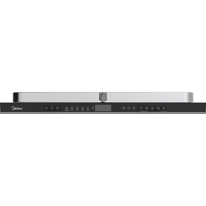 Midea Built-In Smart Dishwasher 14 Place WQP14-W7703M – WiFi, Auto Open, 3 Racks, Silver