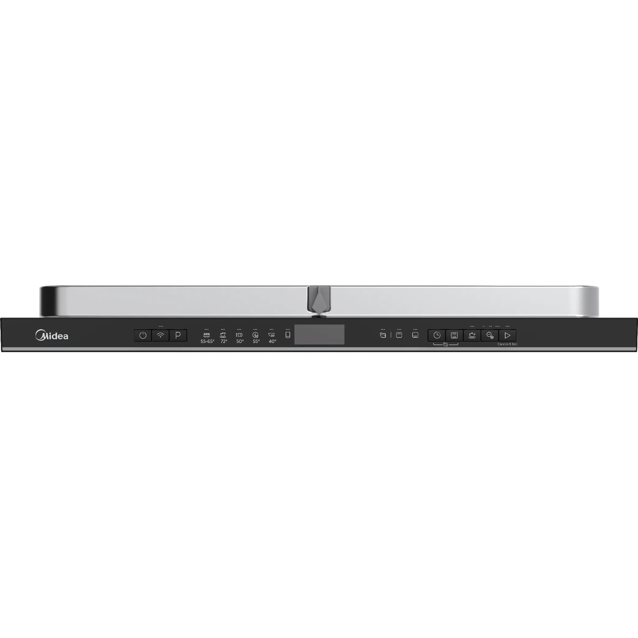 Midea Built-In Smart Dishwasher 14 Place WQP14-W7703M – WiFi, Auto Open, 3 Racks, Silver