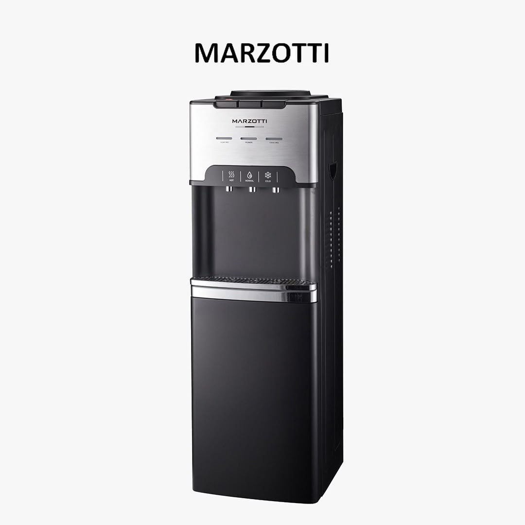Marzotti MZWD02A 9E Top Loading Water Dispenser Hot Cold Normal Black