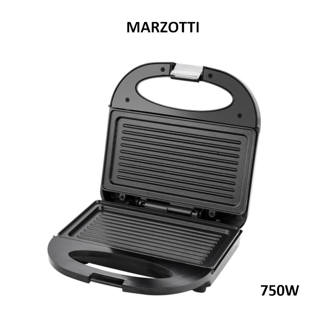 Marzotti MZSG1D Sandwich Maker Electric Grill 750W 2 Slice