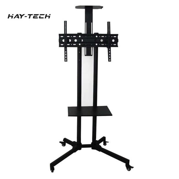 HAY-TECH TVC3-3E Mobile TV Floor Stand with Wheels and Shelf