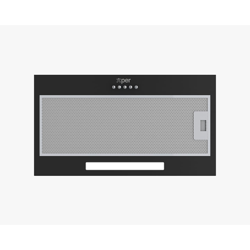 Xper XBIH3S90I 90cm Built-In Cooker Hood Black & Inox