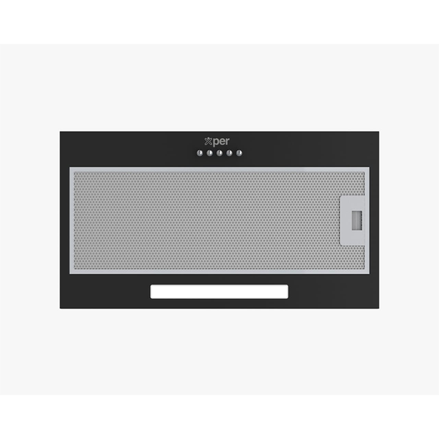 Xper XBIH3S70I 70cm Built-In Cooker Hood Black & Inox