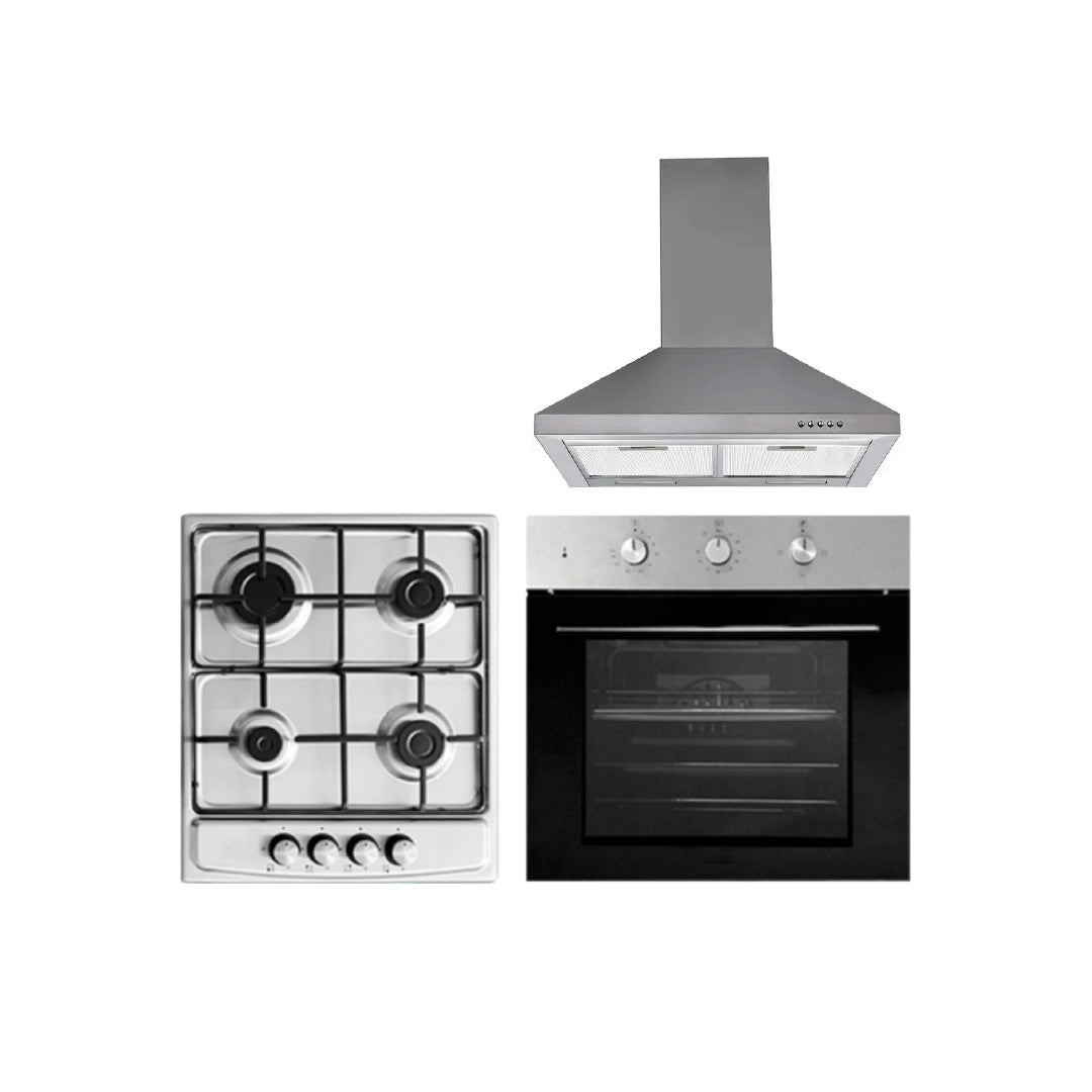 Flame Gas Offer Oven, Hood And Cooker 60CM