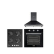 Flame Gas Offer Oven, Hood And Cooker 60CM
