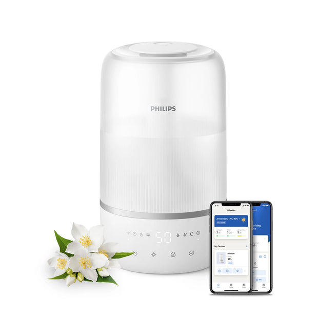 Philips HU1509 Ultrasonic Humidifier – Quiet Cool Mist Air Humidifier for Bedroom & Home