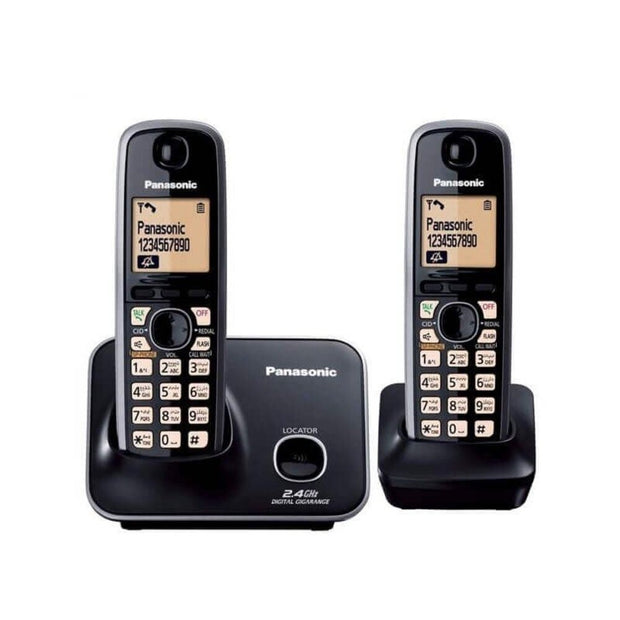 Panasonic KX-TG3712BX Twin Cordless Phone with Caller ID