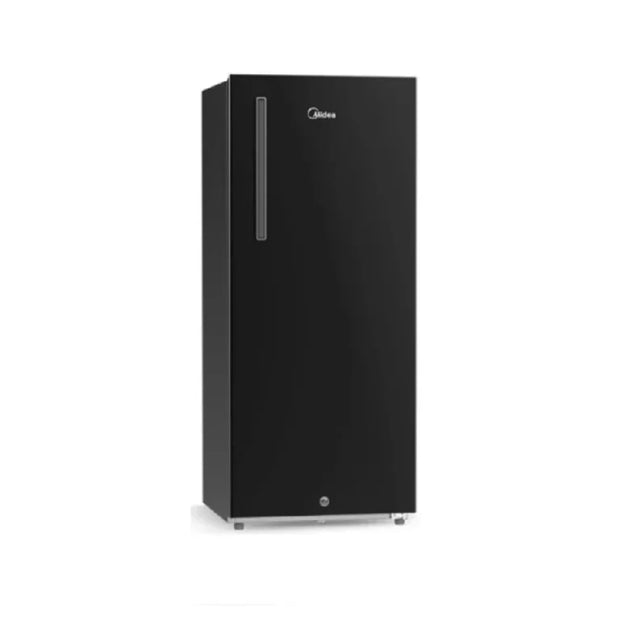 Midea MDRD268FGG28 196L Single Door Refrigerator Black with Freezer & Key Lock
