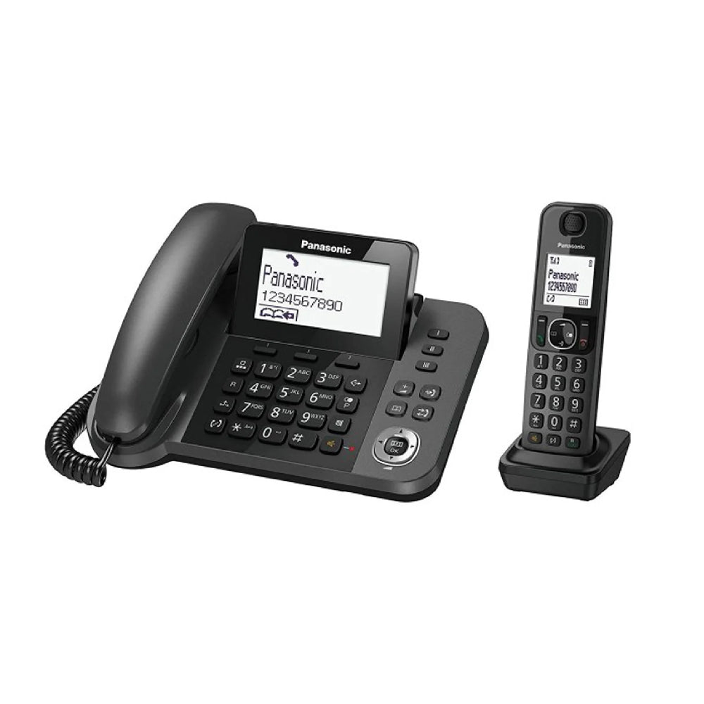Panasonic KX-TGF310 Corded & Cordless Phone with Caller ID