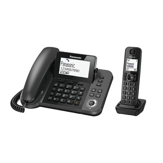 Panasonic KX-TGF310 Corded & Cordless Phone with Caller ID