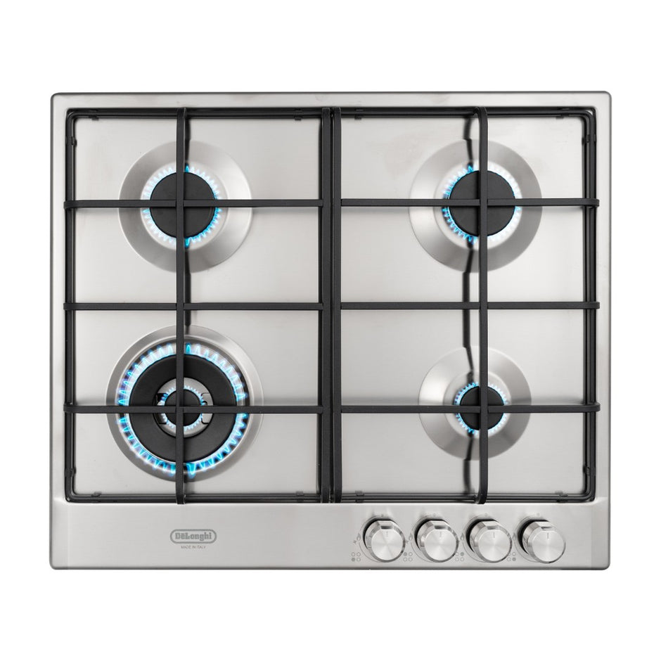 Delonghi Cooktop 60CM Built-In Gas Burners Stainless Steel
